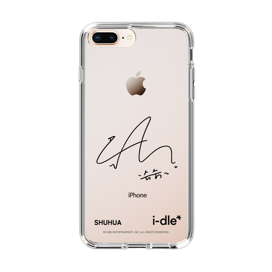 スリムプロテクションケース［ 2025 i-dle first japan tour - 手書きサイン - SHUHUA ］