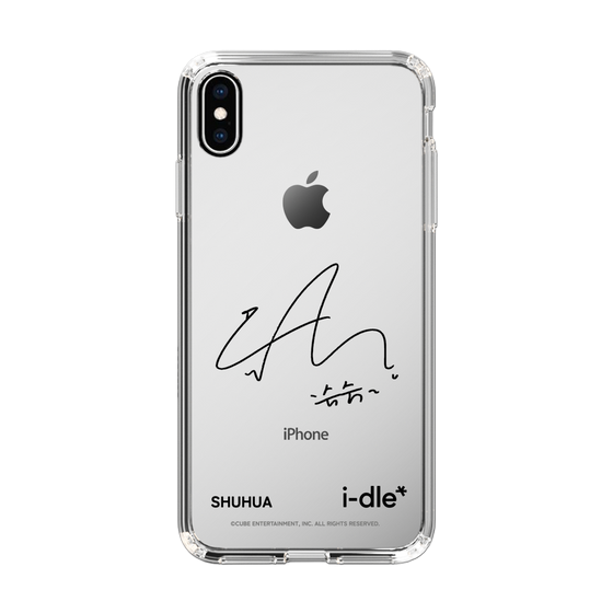 スリムプロテクションケース［ 2025 i-dle first japan tour - 手書きサイン - SHUHUA ］