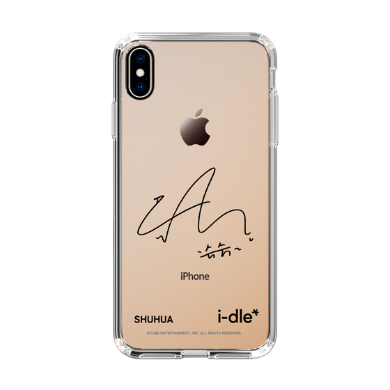 スリムプロテクションケース［ 2025 i-dle first japan tour - 手書きサイン - SHUHUA ］