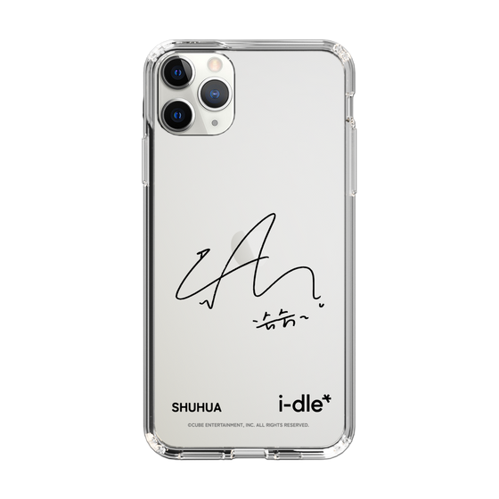 スリムプロテクションケース［ 2025 i-dle first japan tour - 手書きサイン - SHUHUA ］