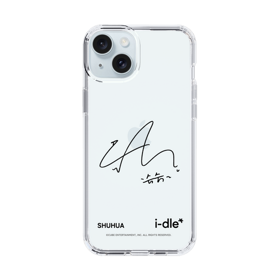スリムプロテクションケース［ 2025 i-dle first japan tour - 手書きサイン - SHUHUA ］