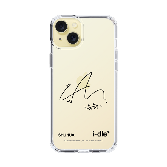 スリムプロテクションケース［ 2025 i-dle first japan tour - 手書きサイン - SHUHUA ］