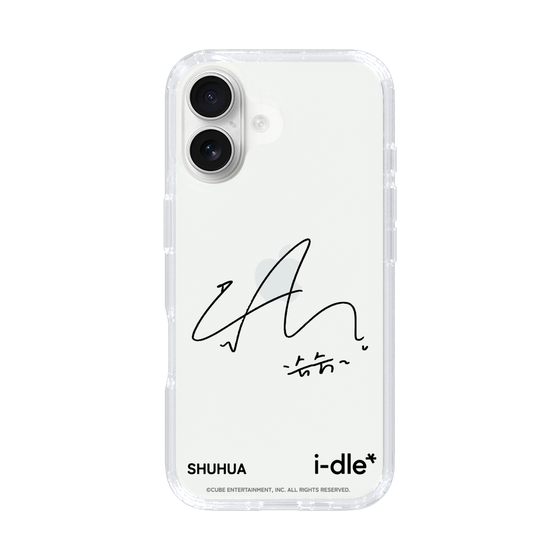 スリムプロテクションケース［ 2025 i-dle first japan tour - 手書きサイン - SHUHUA ］