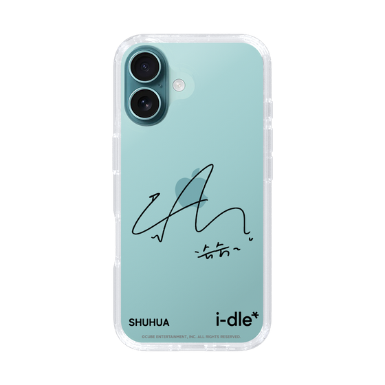 スリムプロテクションケース［ 2025 i-dle first japan tour - 手書きサイン - SHUHUA ］