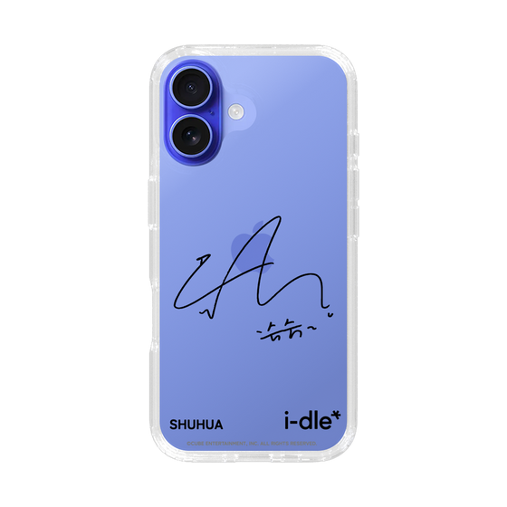 スリムプロテクションケース［ 2025 i-dle first japan tour - 手書きサイン - SHUHUA ］