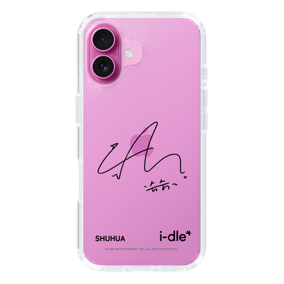スリムプロテクションケース［ 2025 i-dle first japan tour - 手書きサイン - SHUHUA ］