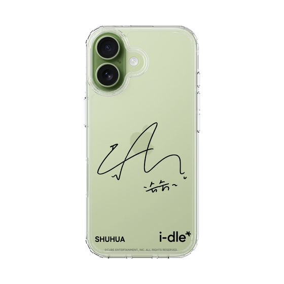 スリムプロテクションケース［ 2025 i-dle first japan tour - 手書きサイン - SHUHUA ］