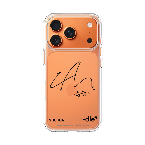 スリムプロテクションケース［ 2025 i-dle first japan tour - 手書きサイン - SHUHUA ］