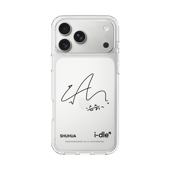 スリムプロテクションケース［ 2025 i-dle first japan tour - 手書きサイン - SHUHUA ］