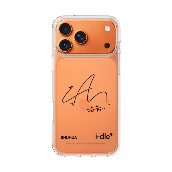 スリムプロテクションケース［ 2025 i-dle first japan tour - 手書きサイン - SHUHUA ］