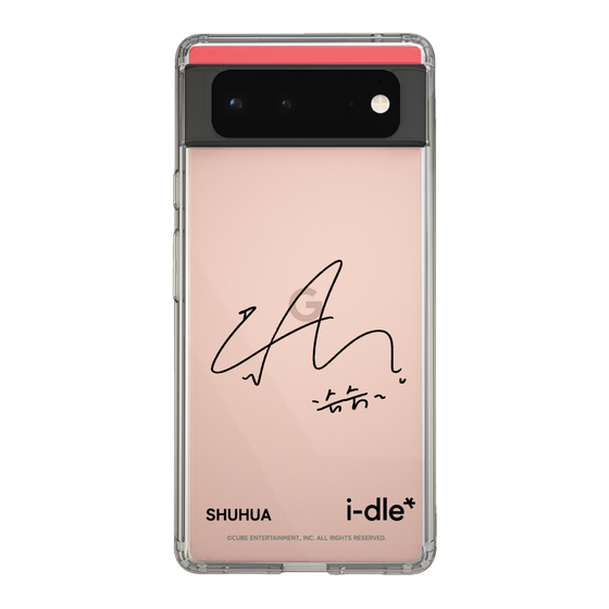 スリムプロテクションケース［ 2025 i-dle first japan tour - 手書きサイン - SHUHUA ］