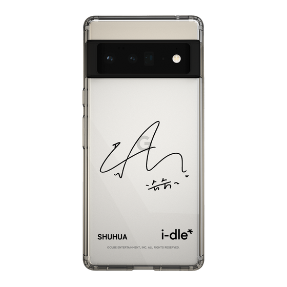スリムプロテクションケース［ 2025 i-dle first japan tour - 手書きサイン - SHUHUA ］
