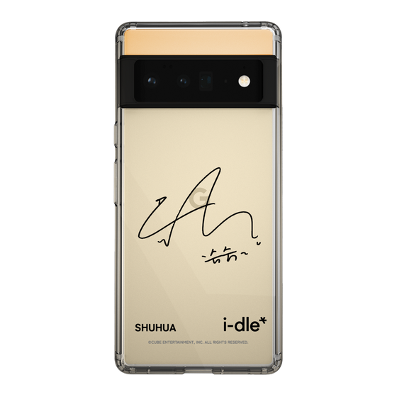 スリムプロテクションケース［ 2025 i-dle first japan tour - 手書きサイン - SHUHUA ］