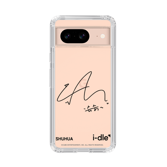 スリムプロテクションケース［ 2025 i-dle first japan tour - 手書きサイン - SHUHUA ］
