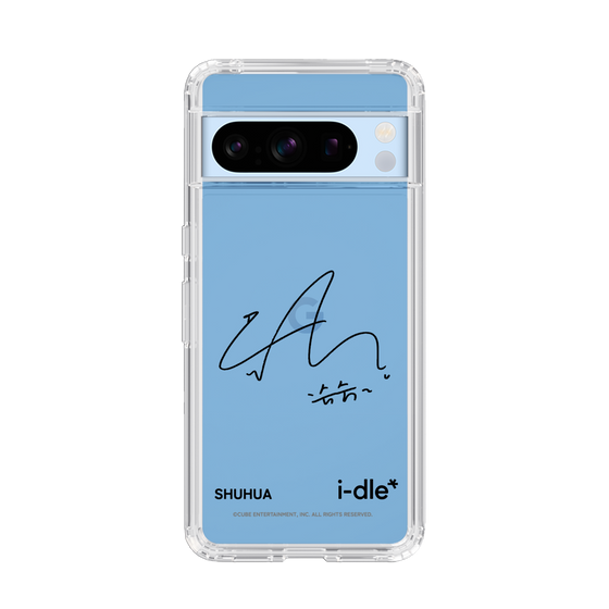 スリムプロテクションケース［ 2025 i-dle first japan tour - 手書きサイン - SHUHUA ］