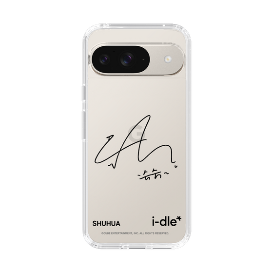 スリムプロテクションケース［ 2025 i-dle first japan tour - 手書きサイン - SHUHUA ］