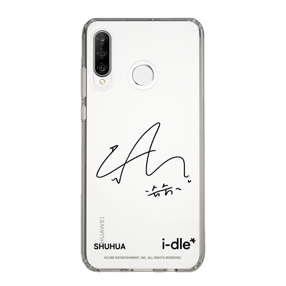 スリムプロテクションケース［ 2025 i-dle first japan tour - 手書きサイン - SHUHUA ］