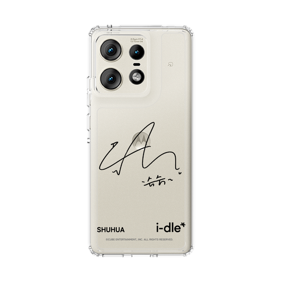 スリムプロテクションケース［ 2025 i-dle first japan tour - 手書きサイン - SHUHUA ］