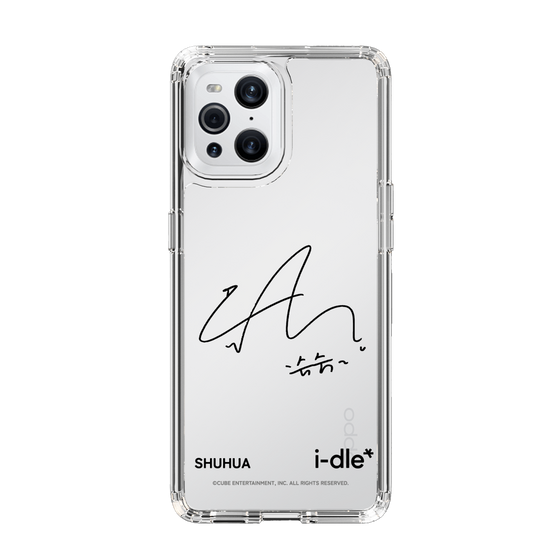 スリムプロテクションケース［ 2025 i-dle first japan tour - 手書きサイン - SHUHUA ］
