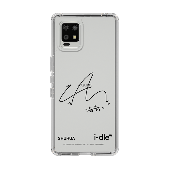 スリムプロテクションケース［ 2025 i-dle first japan tour - 手書きサイン - SHUHUA ］