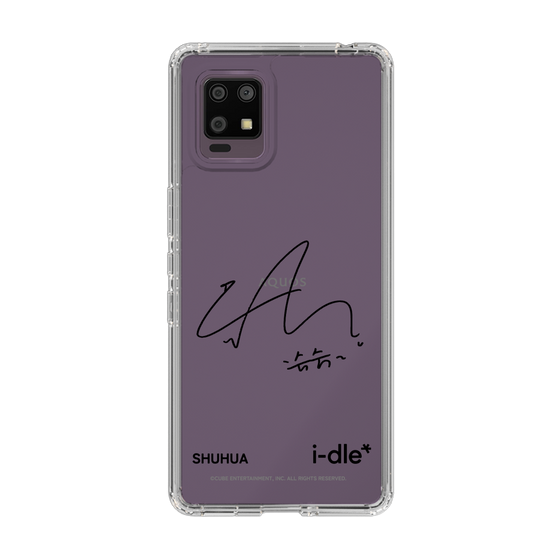 スリムプロテクションケース［ 2025 i-dle first japan tour - 手書きサイン - SHUHUA ］