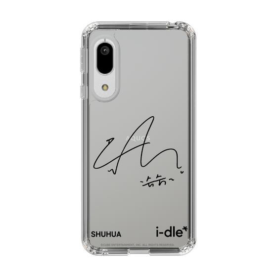 スリムプロテクションケース［ 2025 i-dle first japan tour - 手書きサイン - SHUHUA ］