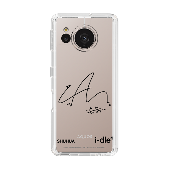 スリムプロテクションケース［ 2025 i-dle first japan tour - 手書きサイン - SHUHUA ］