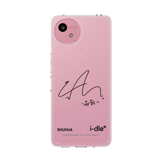 スリムプロテクションケース［ 2025 i-dle first japan tour - 手書きサイン - SHUHUA ］