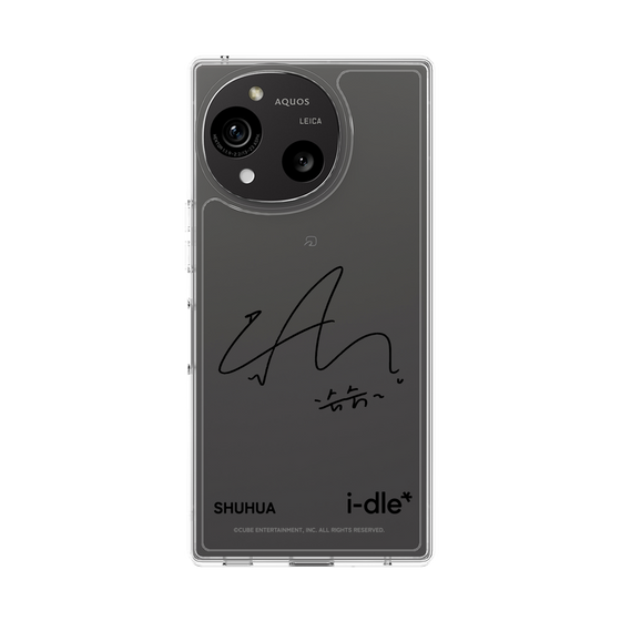 スリムプロテクションケース［ 2025 i-dle first japan tour - 手書きサイン - SHUHUA ］