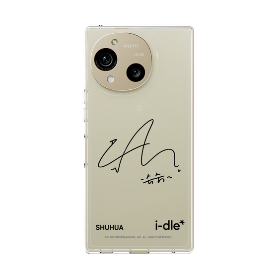 スリムプロテクションケース［ 2025 i-dle first japan tour - 手書きサイン - SHUHUA ］