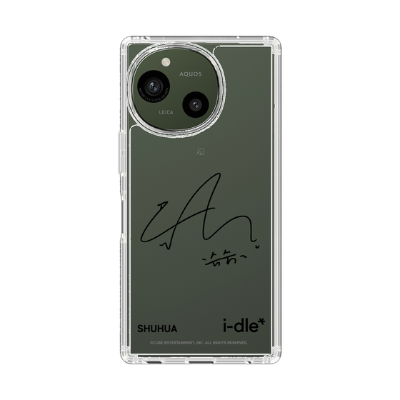 スリムプロテクションケース［ 2025 i-dle first japan tour - 手書きサイン - SHUHUA ］