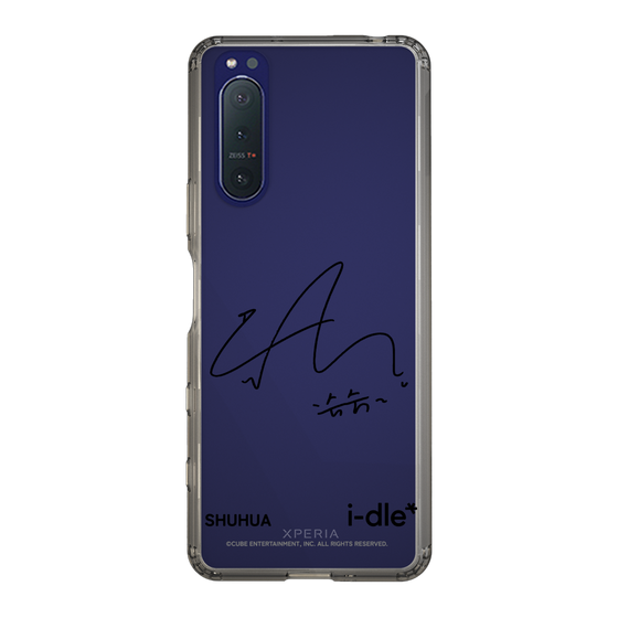 スリムプロテクションケース［ 2025 i-dle first japan tour - 手書きサイン - SHUHUA ］