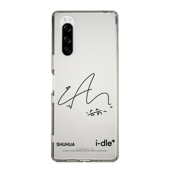 スリムプロテクションケース［ 2025 i-dle first japan tour - 手書きサイン - SHUHUA ］