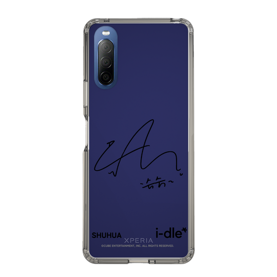 スリムプロテクションケース［ 2025 i-dle first japan tour - 手書きサイン - SHUHUA ］