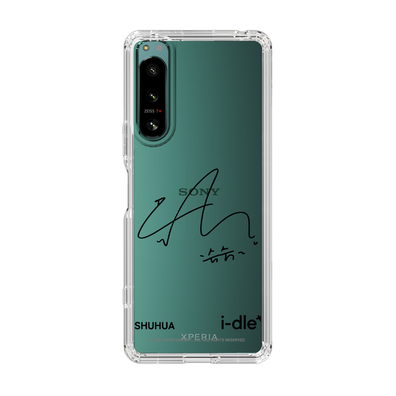スリムプロテクションケース［ 2025 i-dle first japan tour - 手書きサイン - SHUHUA ］