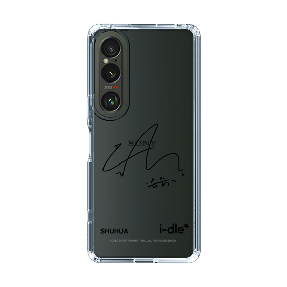 スリムプロテクションケース［ 2025 i-dle first japan tour - 手書きサイン - SHUHUA ］