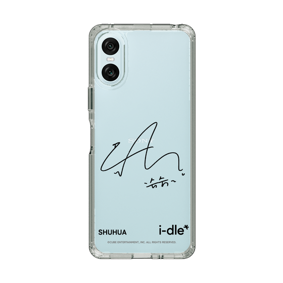 スリムプロテクションケース［ 2025 i-dle first japan tour - 手書きサイン - SHUHUA ］