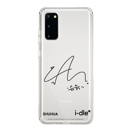 スリムプロテクションケース［ 2025 i-dle first japan tour - 手書きサイン - SHUHUA ］