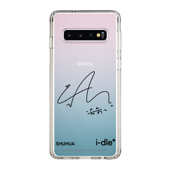 スリムプロテクションケース［ 2025 i-dle first japan tour - 手書きサイン - SHUHUA ］