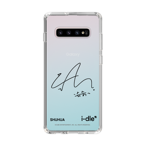スリムプロテクションケース［ 2025 i-dle first japan tour - 手書きサイン - SHUHUA ］