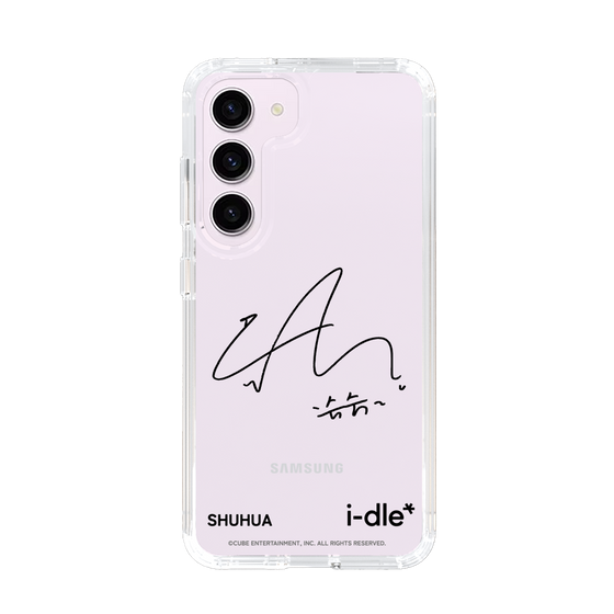 スリムプロテクションケース［ 2025 i-dle first japan tour - 手書きサイン - SHUHUA ］