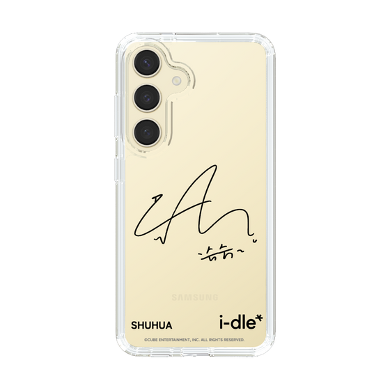 スリムプロテクションケース［ 2025 i-dle first japan tour - 手書きサイン - SHUHUA ］