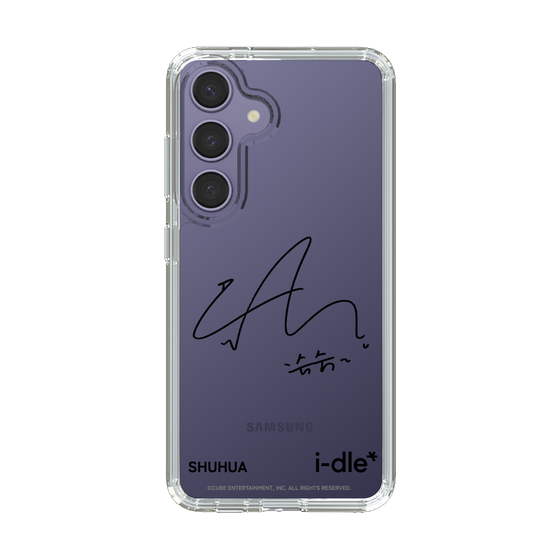 スリムプロテクションケース［ 2025 i-dle first japan tour - 手書きサイン - SHUHUA ］