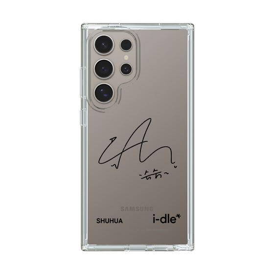 スリムプロテクションケース［ 2025 i-dle first japan tour - 手書きサイン - SHUHUA ］