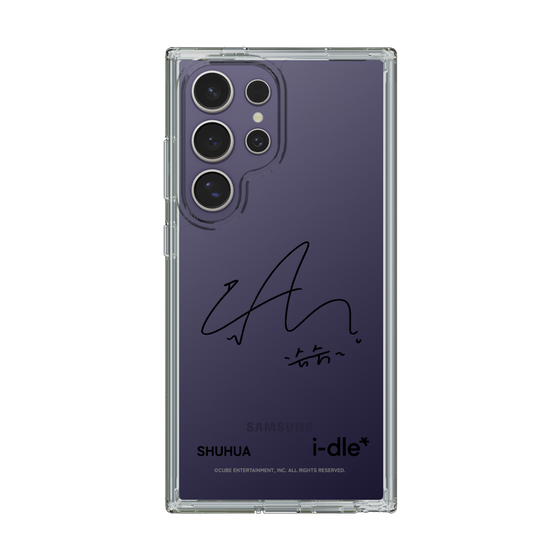 スリムプロテクションケース［ 2025 i-dle first japan tour - 手書きサイン - SHUHUA ］