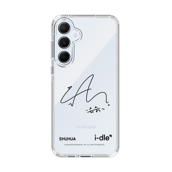 スリムプロテクションケース［ 2025 i-dle first japan tour - 手書きサイン - SHUHUA ］