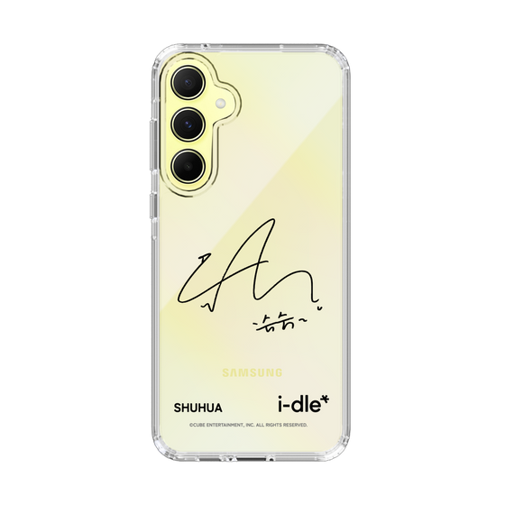 スリムプロテクションケース［ 2025 i-dle first japan tour - 手書きサイン - SHUHUA ］