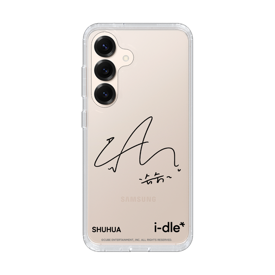 スリムプロテクションケース［ 2025 i-dle first japan tour - 手書きサイン - SHUHUA ］