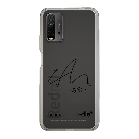 スリムプロテクションケース［ 2025 i-dle first japan tour - 手書きサイン - SHUHUA ］