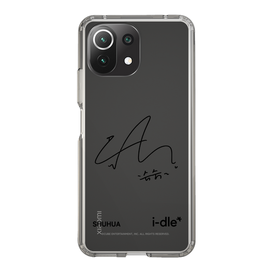 スリムプロテクションケース［ 2025 i-dle first japan tour - 手書きサイン - SHUHUA ］